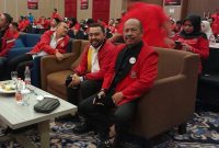 Wakil Ketua DPRD Makassar, Suharmika menghadiri MUSDA XIX SOKSI Sulawesi Selatan. (FOTO:redaksi)