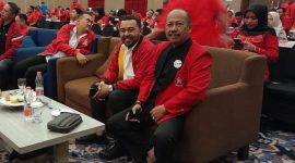 Wakil Ketua DPRD Makassar, Suharmika menghadiri MUSDA XIX SOKSI Sulawesi Selatan. (FOTO:redaksi)