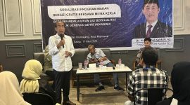 Anggota Komisi IX DPR RI, Dr. H. Ashabul Kahfi, M.Ag, menggandeng Badan Gizi Nasional (BGN) dalam kegiatan sosialisasi Program Makan Bergizi Gratis (MBG). (FOTO:AB)