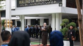 Dalam rangka memperingati Hari Kebangkitan Nasional yang jatuh pada 20 Mei 2025, Wakil Wali Kota Makassar, Aliyah Mustika Ilham, mengajak seluruh Aparatur Sipil Negara (ASN) di lingkungan Pemkot Makassar untuk memperkuat semangat kebersamaan dan solidaritas. (FOTO:HUMAS PEMKOT)