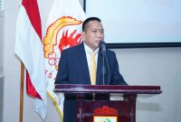 Ketua KONI Makassar yang baru terpilih, Ismail, tampil di Kompas TV Makassar siang ini untuk memaparkan arah kebijakan dan langkah strategis KONI ke depan. (Foto:Ist)