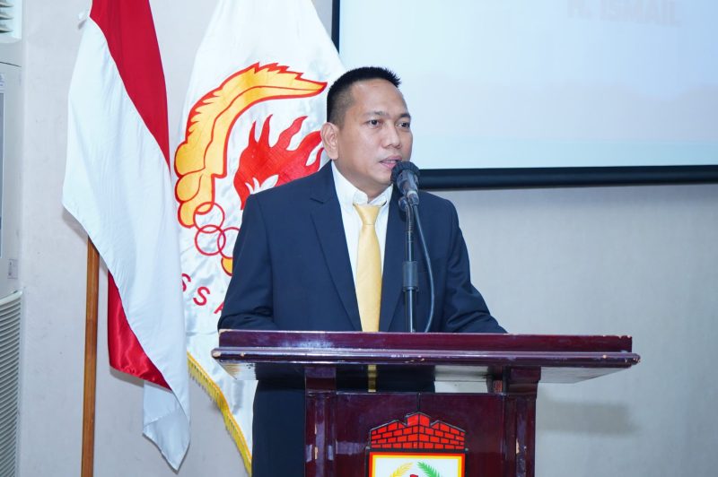 Ketua KONI Makassar yang baru terpilih, Ismail, tampil di Kompas TV Makassar siang ini untuk memaparkan arah kebijakan dan langkah strategis KONI ke depan. (Foto:Ist)